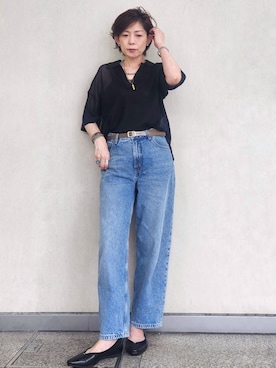 「OPAQUE.CLIP（オペークドットクリップ）のアイテム」を使った、milkyさん（レディース・161cm）の夏コーディネート