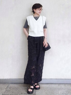 milkyさん(レディース・161cm)の夏コーディネート