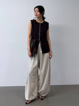 「BABYLONE（バビロン）のアイテム」を使った、babylonekotoneさん（レディース・156cm）の夏コーディネート