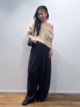 「MOHI（モヒ）のアイテム」を使った、babylonekotoneさん（レディース・156cm）の秋コーディネート
