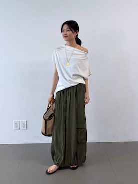 「BABYLONE（バビロン）のアイテム（バッグ）」を使った、babylonekotoneさん（レディース・156cm）の春コーディネート