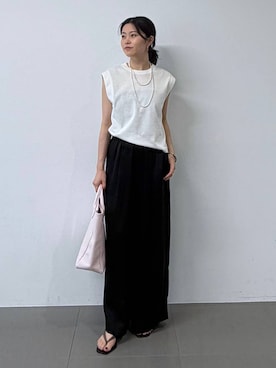 「BABYLONE（バビロン）のアイテム」を使った、babylonekotoneさん（レディース・156cm）の夏コーディネート