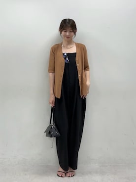 「LARUTA（ラルータ）のアイテム」を使った、LARUTAさん（レディース・163cm）の夏コーディネート