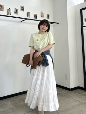 「LARUTA（ラルータ）のアイテム」を使った、LARUTAさん（レディース・148cm）の春コーディネート
