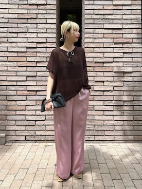 「LARUTA（ラルータ）のアイテム」を使った、LARUTAさん（レディース・160cm）の夏コーディネート