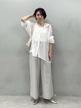 「LARUTA（ラルータ）のアイテム」を使った、LARUTAさん（レディース・165cm）の春コーディネート
