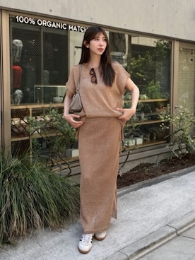 「LARUTA（ラルータ）のアイテム」を使った、LARUTAさん（レディース・163cm）の春コーディネート