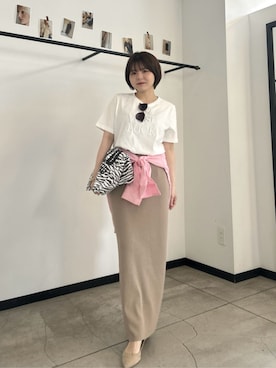 「LARUTA（ラルータ）のアイテム」を使った、LARUTAさん（レディース・148cm）の春コーディネート
