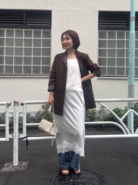 「LARUTA（ラルータ）のアイテム」を使った、LARUTAさん（レディース・165cm）の夏コーディネート