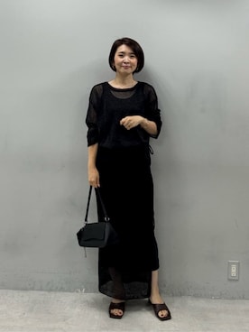 「LARUTA（ラルータ）のアイテム」を使った、LARUTAさん（レディース・165cm）の春コーディネート