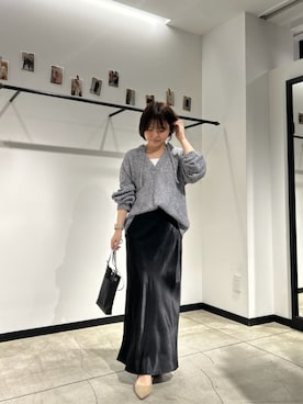 「LARUTA（ラルータ）のアイテム」を使った、LARUTAさん（レディース・148cm）の春コーディネート