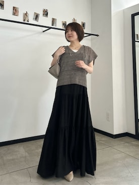「LARUTA（ラルータ）のアイテム」を使った、LARUTAさん（レディース・148cm）の夏コーディネート