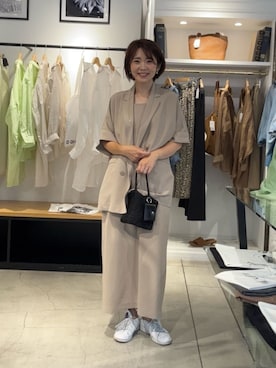 「着回し抜群」｜LARUTAさん（レディース・165cm）の夏コーディネート