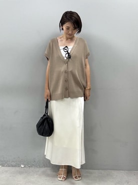 「LARUTA（ラルータ）のアイテム」を使った、LARUTAさん（レディース・165cm）の春コーディネート