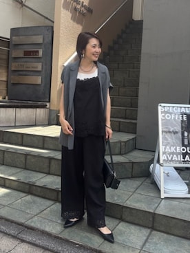 「LARUTA（ラルータ）のアイテム」を使った、LARUTAさん（レディース・166cm）の春コーディネート