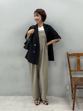 「LARUTA（ラルータ）のアイテム」を使った、LARUTAさん（レディース・165cm）の夏コーディネート