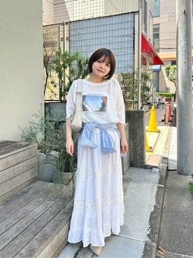 「LARUTA（ラルータ）のアイテム」を使った、LARUTAさん（レディース・148cm）の春コーディネート