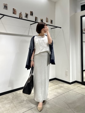 「LARUTA（ラルータ）のアイテム」を使った、LARUTAさん（レディース・148cm）の春コーディネート