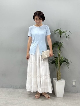 「LARUTA（ラルータ）のアイテム」を使った、LARUTAさん（レディース・165cm）の春コーディネート