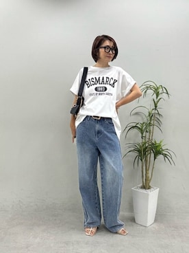 「LARUTA（ラルータ）のアイテム」を使った、LARUTAさん（レディース・165cm）の夏コーディネート