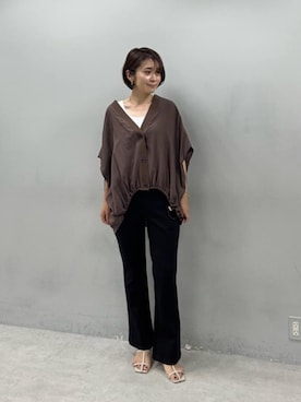 「LARUTA（ラルータ）のアイテム」を使った、LARUTAさん（レディース・165cm）の春コーディネート