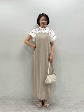 「着回し抜群」｜LARUTAさん（レディース・165cm）の夏コーディネート