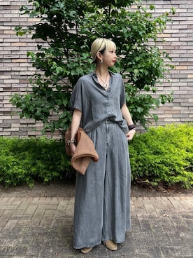 「LARUTA（ラルータ）のアイテム」を使った、LARUTAさん（レディース・160cm）の夏コーディネート