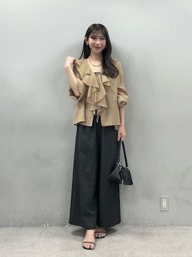 「LARUTA（ラルータ）のアイテム」を使った、LARUTAさん（レディース・163cm）の春コーディネート