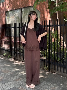 「LARUTA（ラルータ）のアイテム」を使った、LARUTAさん（レディース・163cm）の春コーディネート