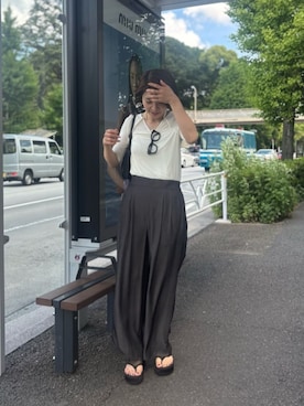 「LARUTA（ラルータ）のアイテム」を使った、LARUTAさん（レディース・165cm）の春コーディネート