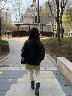 「ZARA KIDSのアイテム」を使った、gogeongziさん（レディース・155cm）の春コーディネート