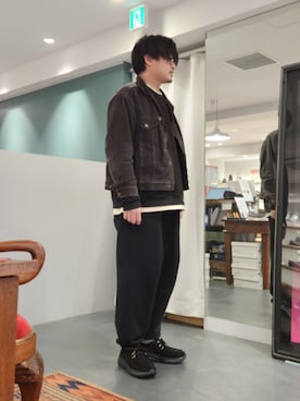 「モカシン」｜okadawddさん（メンズ・172cm）の春コーディネート