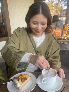 「classicalelf（クラシカルエルフ）のアイテム（ジャケット/アウター）」を使った、YUKO☆さん（レディース・165cm・20代）の冬コーディネート