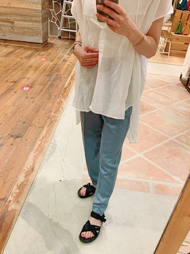 「in the groove（インザグルーヴ）のアイテム」を使った、tarumihoさん（レディース・162cm）の夏コーディネート