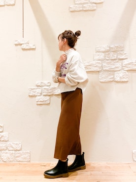 「in the groove（インザグルーヴ）のアイテム」を使った、tarumihoさん（レディース・162cm）の秋コーディネート