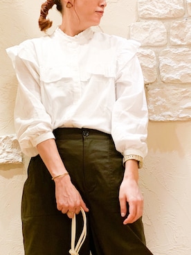 「in the groove（インザグルーヴ）のアイテム」を使った、tarumihoさん（レディース・162cm）の秋コーディネート