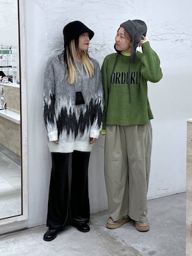 「おでかけ」｜KID(キッド)さん（レディース・161cm）の冬コーディネート