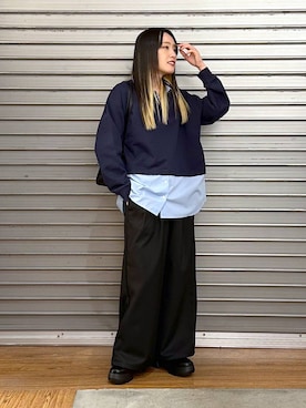 KID(キッド)さん（レディース・161cm）の冬コーディネート