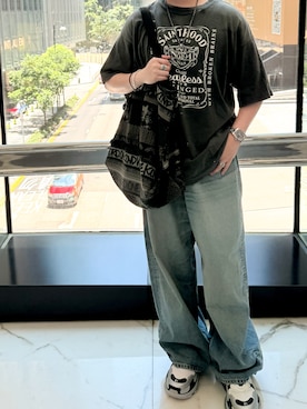 「BALENCIAGA（バレンシアガ）のアイテム」を使った、iyyiさん（メンズ・171cm）の夏コーディネート