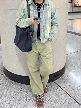 「アイテム（アナログ腕時計）」を使った、iyyiさん（メンズ・171cm）の秋コーディネート