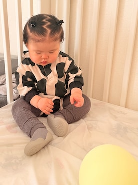 「アイテム（オールインワン・サロペット）」を使った、みっこさん（レディース・160cm）の秋コーディネート