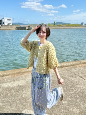 「HELLO.SANFRANCISCO（ハローサンフランシスコ）のアイテム」を使った、おんぷさん（レディース・156cm）の夏コーディネート