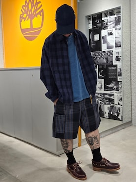 「アイテム（ブルゾン）」を使った、Toさん（メンズ・175cm）の夏コーディネート