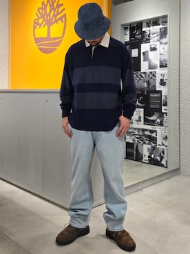 「Timberland（ティンバーランド）のアイテム」を使った、Toさん（メンズ・175cm）の夏コーディネート