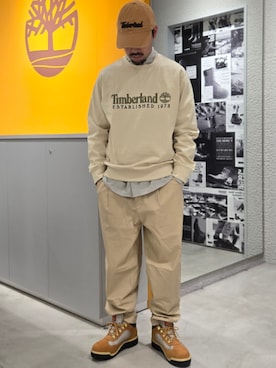 「Timberland（ティンバーランド）のアイテム」を使った、Toさん（メンズ・175cm）の夏コーディネート