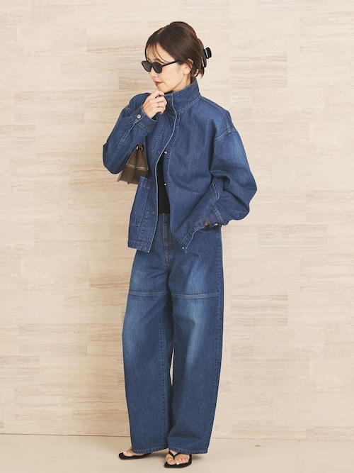 Plage 本社yoshieさんのデニムジャケットを使ったコーディネート