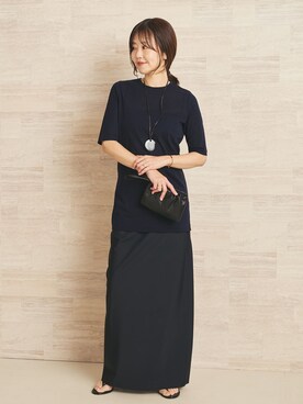 「plage（プラージュ）のアイテム（スカート）」を使った、yoshieさん（レディース・166cm）の春コーディネート
