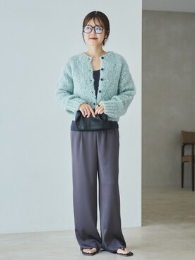 「plage（プラージュ）のアイテム（その他パンツ）」を使った、yoshieさん（レディース・166cm）の夏コーディネート