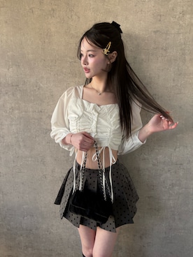 「Mejoul（メジュール）のアイテム」を使った、manamiさん（レディース・160cm）の冬コーディネート