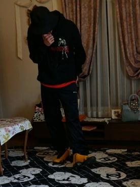 「APPLEBUM（アップルバム）のアイテム」を使った、shirleyさん（メンズ・180cm）の春コーディネート